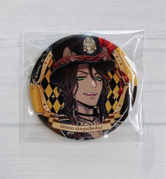 ツイステ レオナ プレイフルドレス グリッター 缶バッジ