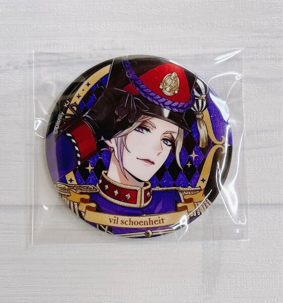 ツイステ ヴィル プレイフルドレス グリッター 缶バッジ