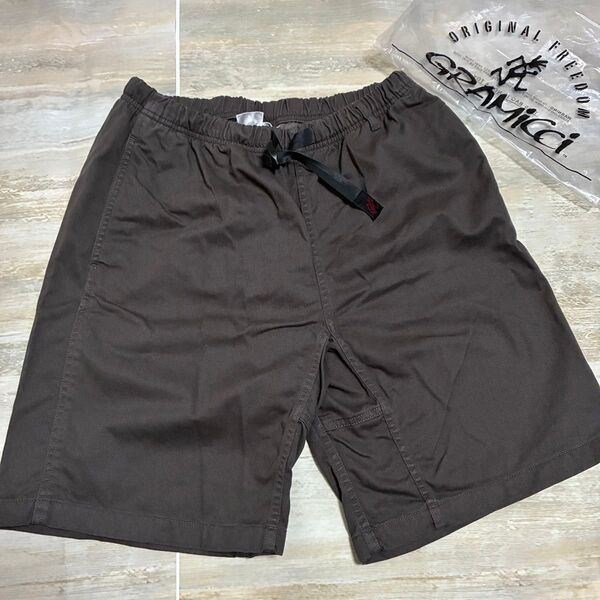 ★美品★GRAMICCI G-SHORTS ブラウン サイズL ショートパンツ