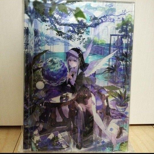 絵師100人展 13 藤ちょこ アクリルプレート 第三惑星の部屋