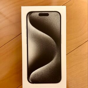 新品未開封 Apple iPhone 15pro 128GB ホワイトチタニウム