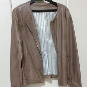 レディースジャケット ブラウン