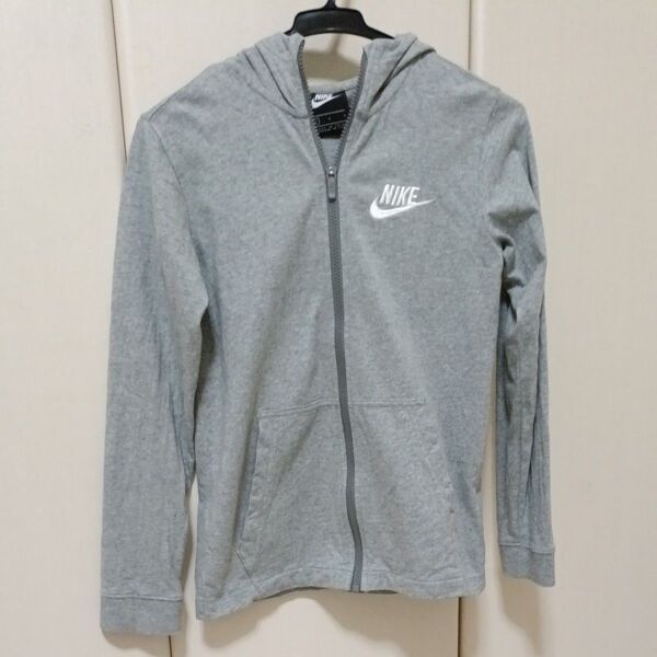 NIKE ジップアップパーカー グレー ナイキパーカー