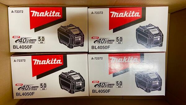 マキタ純正バッテリー BL4050F 40Vmax4個セット