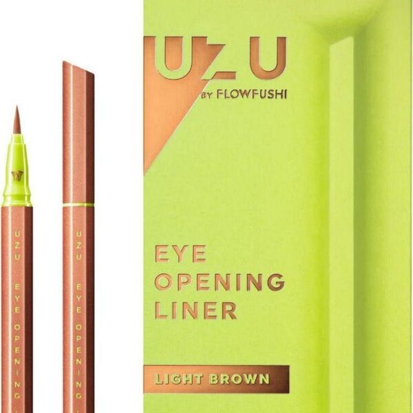 UZU BY FLOWFUSHI アイオープニングライナー ライトブラウン 3本セットまとめ売り本数指定可能 リキッドアイライナー