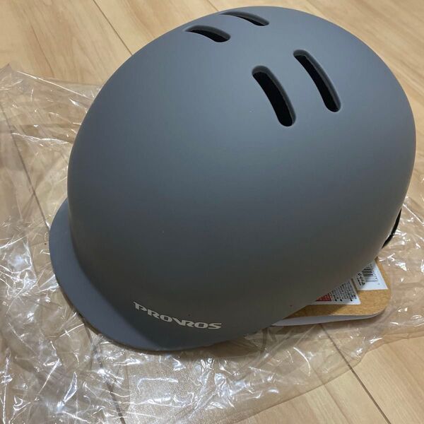 ヘルメット 自転車 マットグレー M