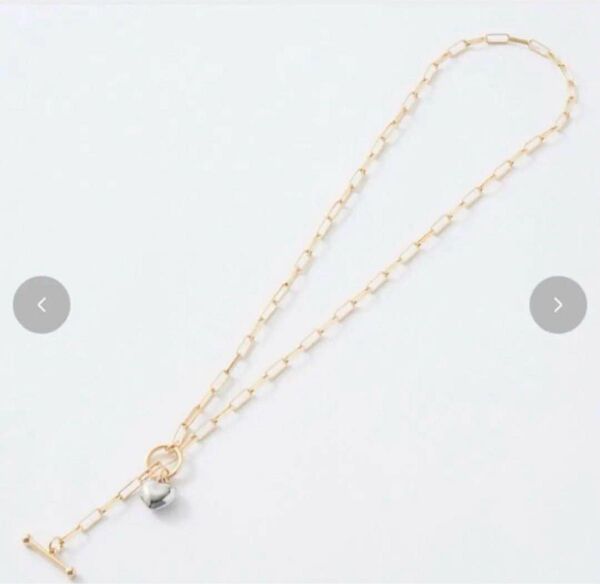 しまむら moi マンテルハート ネックレス ゴールド 中金 オンライン限定