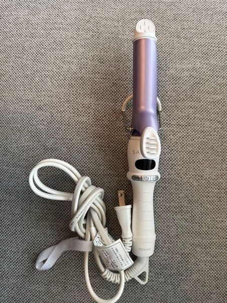 ヘアアイロン コテ カール カバー付き SALONIA サロニア ディズニー Tangled ミニ 耐熱ポーチ付き