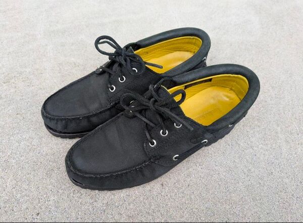 【希少】Timberland ティンバー 3eye スリーアイ 26 黒 OYY