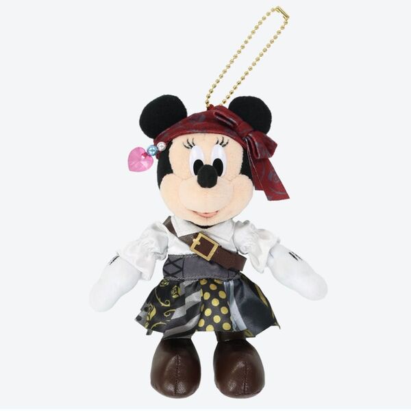 ミニー ぬいぐるみバッジ パイレーツオブカリビアン