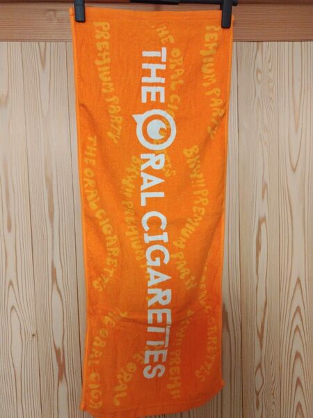 THE ORAL CIGARETTES ミルクロゴフェイスタオル