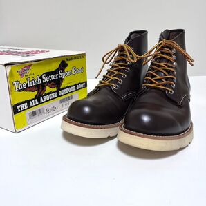 【極上品】レッドウィング 8160 犬タグ ガラスレザー 25.5cm 7.5D RED WING アイリッシュセッター ブーツ