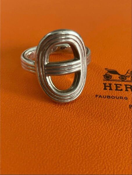 HERMES エルメス シェーヌダンクル24 GM リング #59 59号 ヴィンテージ