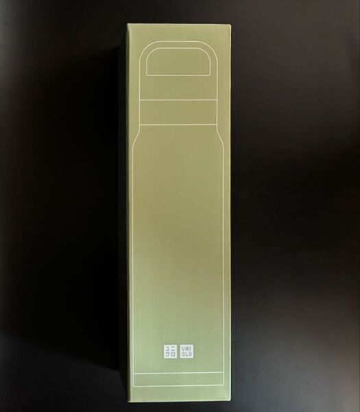 ユニクロ ノベルティ 炭酸対応ステンレスボトル グリーン