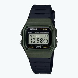 ◆新品未開封◆ F-91WM-3AJH ダークグリーン レトロ調 チープカシオ