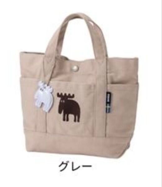 新品 moz モズ バッグ ミニトート キャンバストート トートバッグ エルク リフレクター付