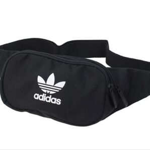 美品 adidas ウエストポーチ ブラック