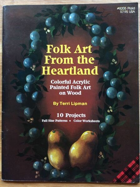 手芸図案 ■ARTBOOK_FLEAMA■ B1-021 ★ 送料無料 トールペイント デザインブック TOLE Folk Art From the Heartland テリーリップマン