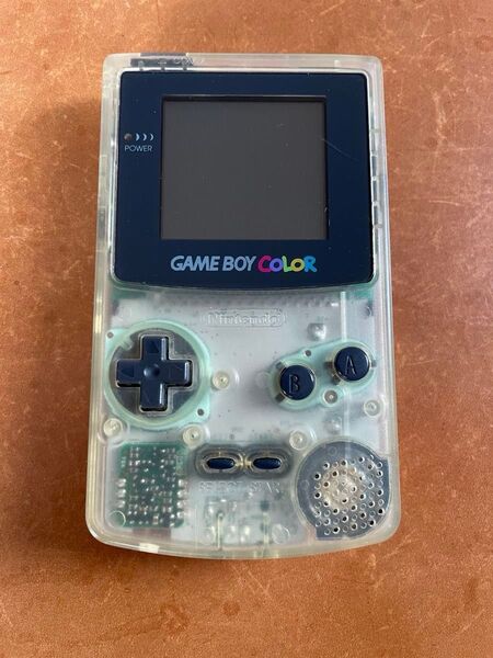 GAMEBOY COLOR ゲームボーイカラー クリア 本体のみ ※音声不良有