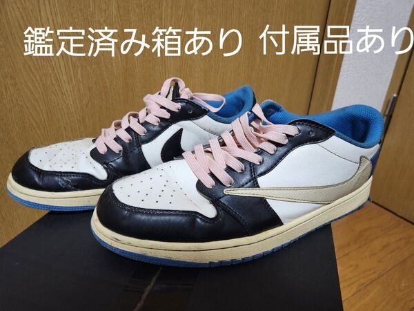 Travis Scott × Fragment × Jordan 1 Low 28.0