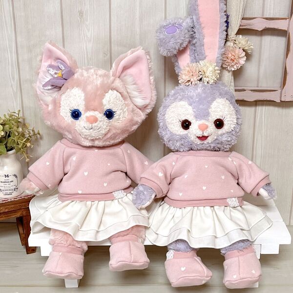 ミニミニハートトレーナー&ブーツ リーナベル/ステラルー/クッキーアンS共通サイズ スカートは別売りです