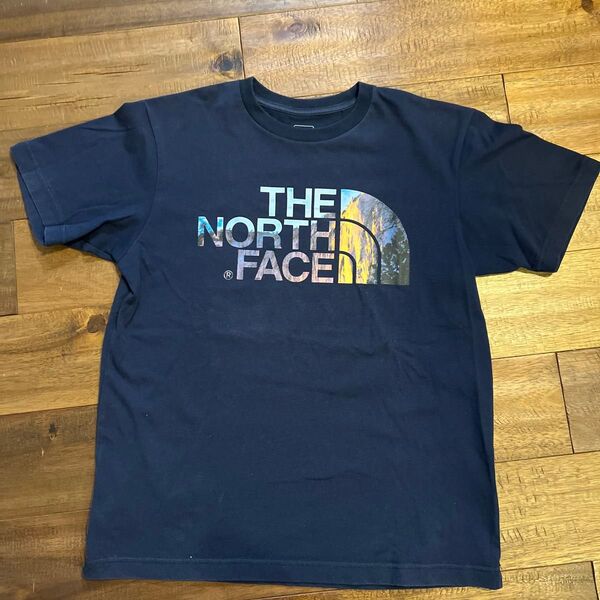 THE NORTH FACE Tシャツ ネイビー メンズ S 160 150 レディースでも可