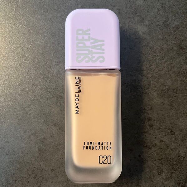 【新品未開封】メイベリン MAYBELLINE SPステイ ルミマット リキッド ファンデーション C20