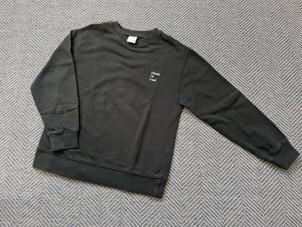 キッズトレーナー★ZARA★140cm★ダークグレー★美品★トップス