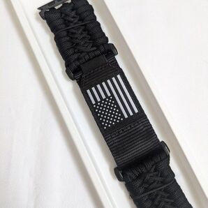 Apple Watch バンド 550パラコード ブラック