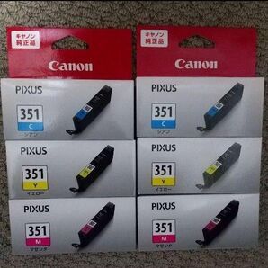 Canon 純正インクカートリッジ BC-351 6セット
