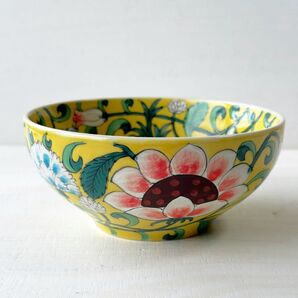 新品 ベトナムのバッチャン焼き 蓮柄の丼