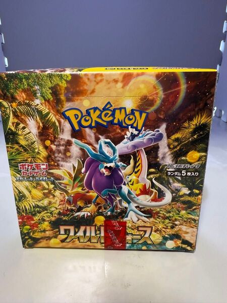 新品未開封 ポケモンカードゲーム 拡張パック ワイルドフォース 1BOX