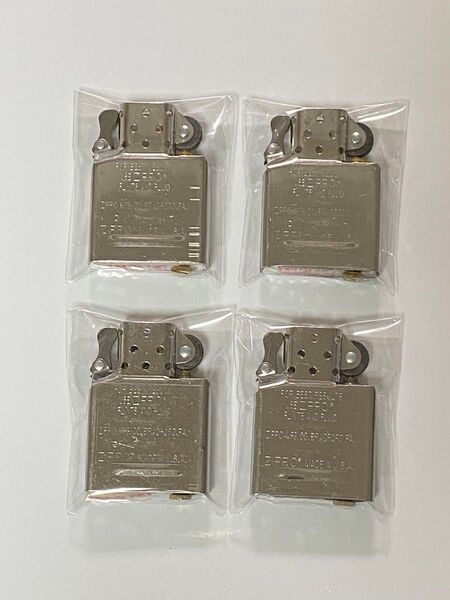 zippo レギュラーサイズ 純正インナーインサイドユニット シルバーインナー 4点