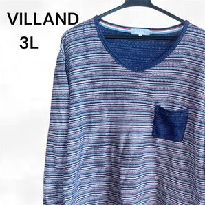 VILLAND 3L ニット ロンT