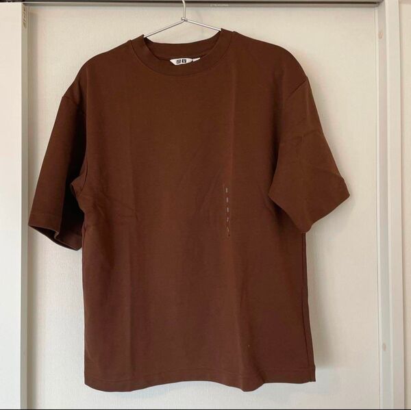 UNIQLO エアリズムコットンオーバーサイズTシャツ5分袖 ユニクロユー