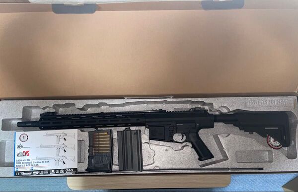 G&G ARMAMENT KNIGHT'S SR25 E2 APC M-LOK 電動ガン 電子トリガー搭載
