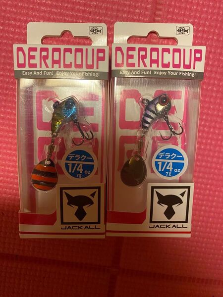 ジャッカル デラクー 1/4 oz 2個 未開封 Jackall マッディギル ギルストライプ