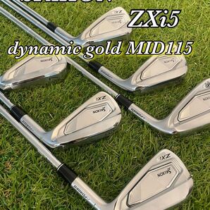 スリクソン ZXi5 アイアン 6本 Dynamic gold mid115 S