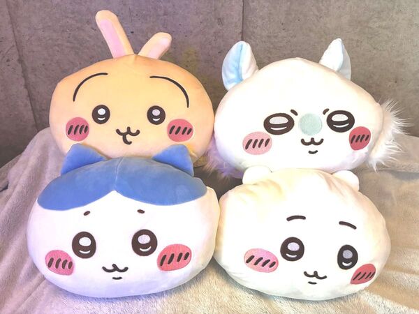 ちいかわ もっちる寝そべりBIGぬいぐるみ(ちいかわ、ハチワレ、うさぎ、モモンガ)4点セット