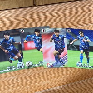 日本代表サッカーカード4枚セット