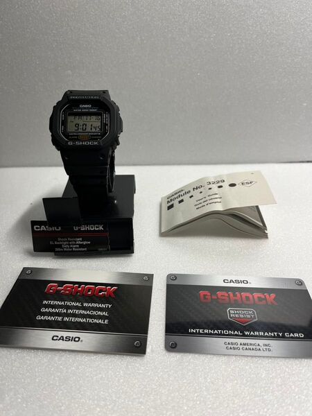 (新品未使用)CASIO G-SHOCK DW-5600E-1 平行輸入品