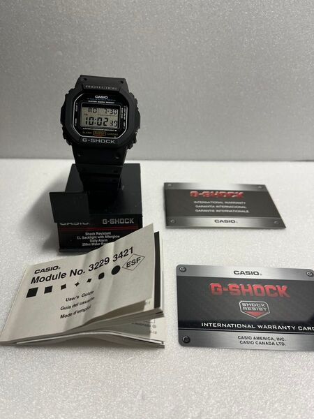(新品未使用)CASIO G-SHOCK DW-5600E-1 平行輸入品