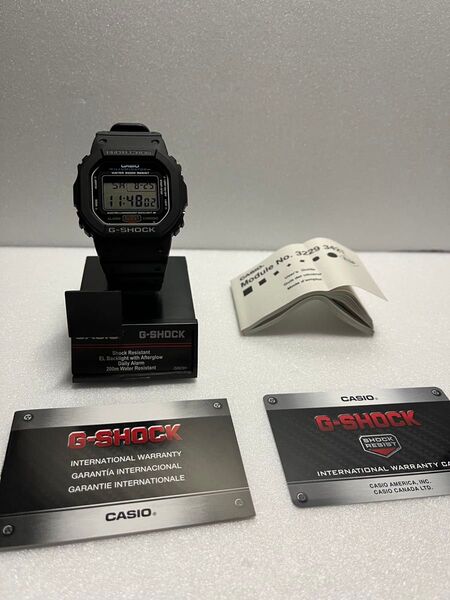 (新品未使用)CASIO G-SHOCK DW-5600E-1 平行輸入品