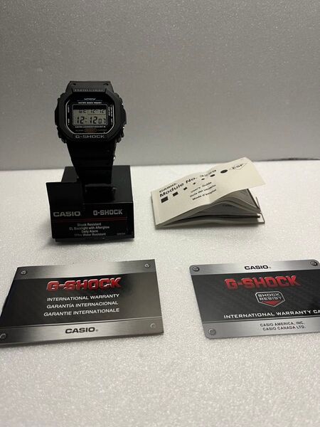 (新品未使用)CASIO G-SHOCK DW-5600E-1 平行輸入品