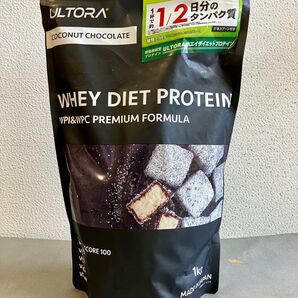 ULTORA ホエイダイエットプロテイン ココナッツチョコレート風味 1kg ウルトラ
