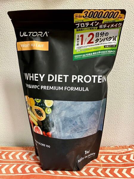 ULTORA ウルトラ ホエイダイエットプロテイン フルーツオレ風味 1kg