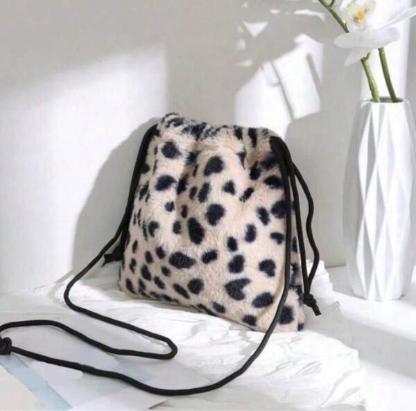 SHEIN ショルダーバッグ レオパード柄