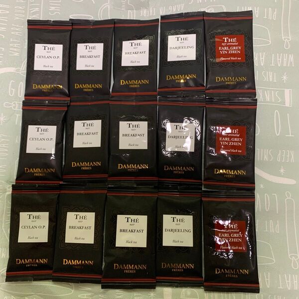 DAMMANN FRERES 紅茶 ティーバッグ アソート 15袋