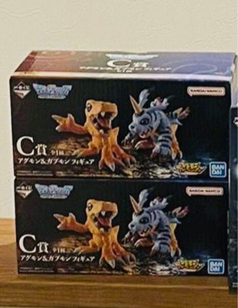 新品未開封2点★一番くじ デジモン C賞 アグモン&ガブモン デジモンアドベンチャー