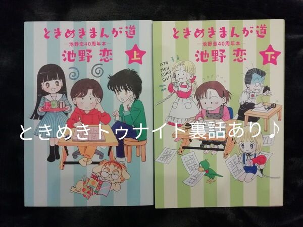 全巻★ときめきまんが道 池野恋40周年本 上 下 巻 池野恋★ときめきトゥナイト裏話ありのコミックエッセイ 大判